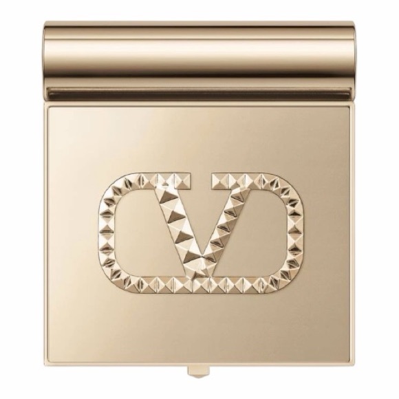 Valentino Accessories - Valentino Gold Compact With Highlighter Put A Spike In It - Eyes To Cheek NIB
